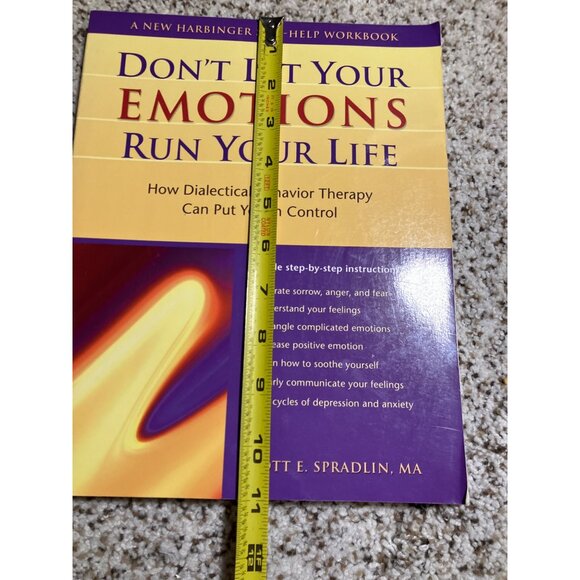 Don't Let Your Emotions Run Your Your Life Self Help Workbook - Picture 12 of 12